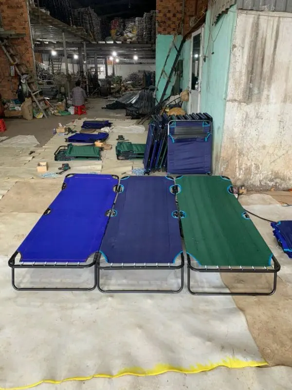 Giường xếp vải 02