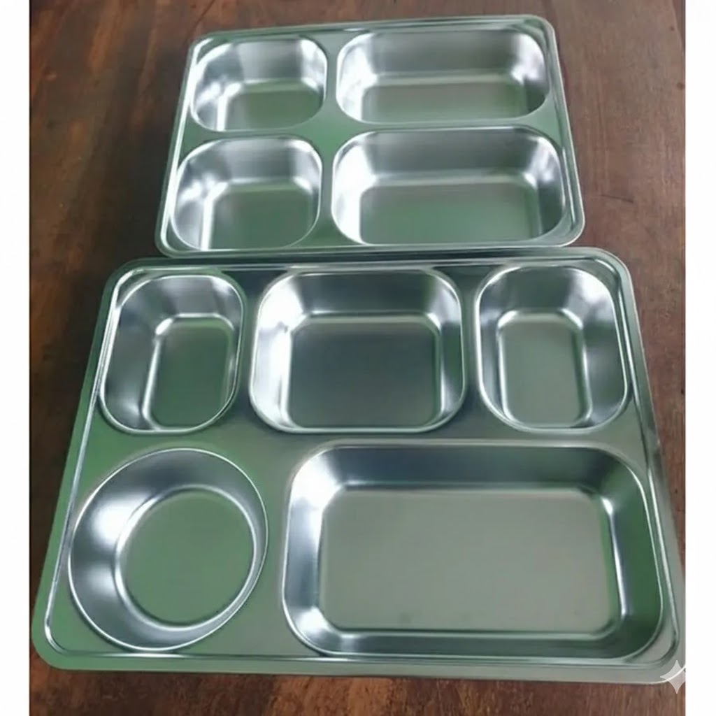 Khay inox 5 ngăn KC05